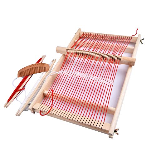 Ayasee Wooden Weaving Loom, Multi-Craft Weaving Frame to Handcraft for Beginners, 15.35x9.84in/39x25cm - Image 3