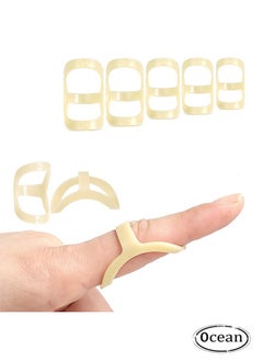 Ocean Finger Splint, 5 Pieces Finger Support Brace Upgraded Finger Stabilizer Kit Trigger Finger Splints Fits for Thumb Middle Ring Index Pinky Finger Straightener Broken Straightening  - Image 1