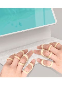 Ocean Finger Splint, 5 Pieces Finger Support Brace Upgraded Finger Stabilizer Kit Trigger Finger Splints Fits for Thumb Middle Ring Index Pinky Finger Straightener Broken Straightening  - Image 4