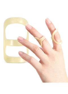 Ocean Finger Splint, 5 Pieces Finger Support Brace Upgraded Finger Stabilizer Kit Trigger Finger Splints Fits for Thumb Middle Ring Index Pinky Finger Straightener Broken Straightening  - Image 2