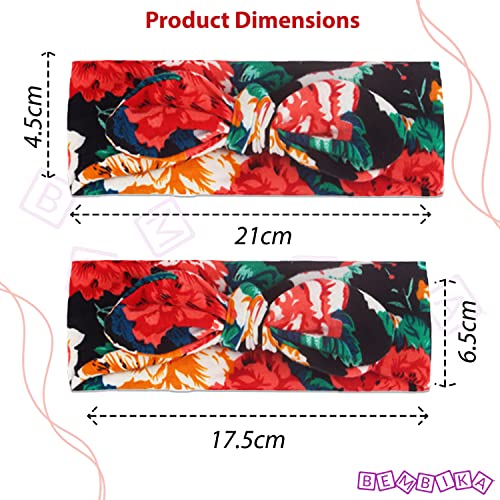Bembika Bow Headband For Baby Girl Hair Accessories For Girls Headband For Mom And Baby Matching Orange - Image 5