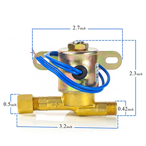 Pokin 4040 Humidifier Solenoid Valve, for Aprilaire Humidifier Accessories 400 500 600 700 220 224 Series Replacement Part, B2015-S85 B2017-S85 | 24V | 2.3W | 60Hz - Image 2
