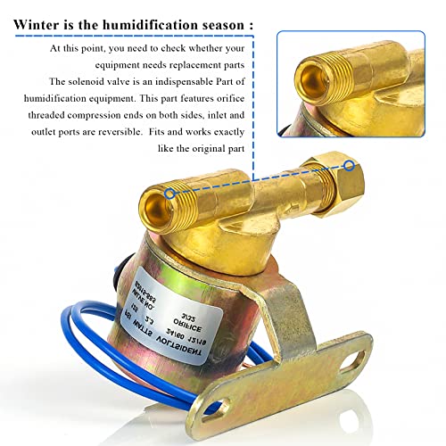 Pokin 4040 Humidifier Solenoid Valve, for Aprilaire Humidifier Accessories 400 500 600 700 220 224 Series Replacement Part, B2015-S85 B2017-S85 | 24V | 2.3W | 60Hz - Image 3