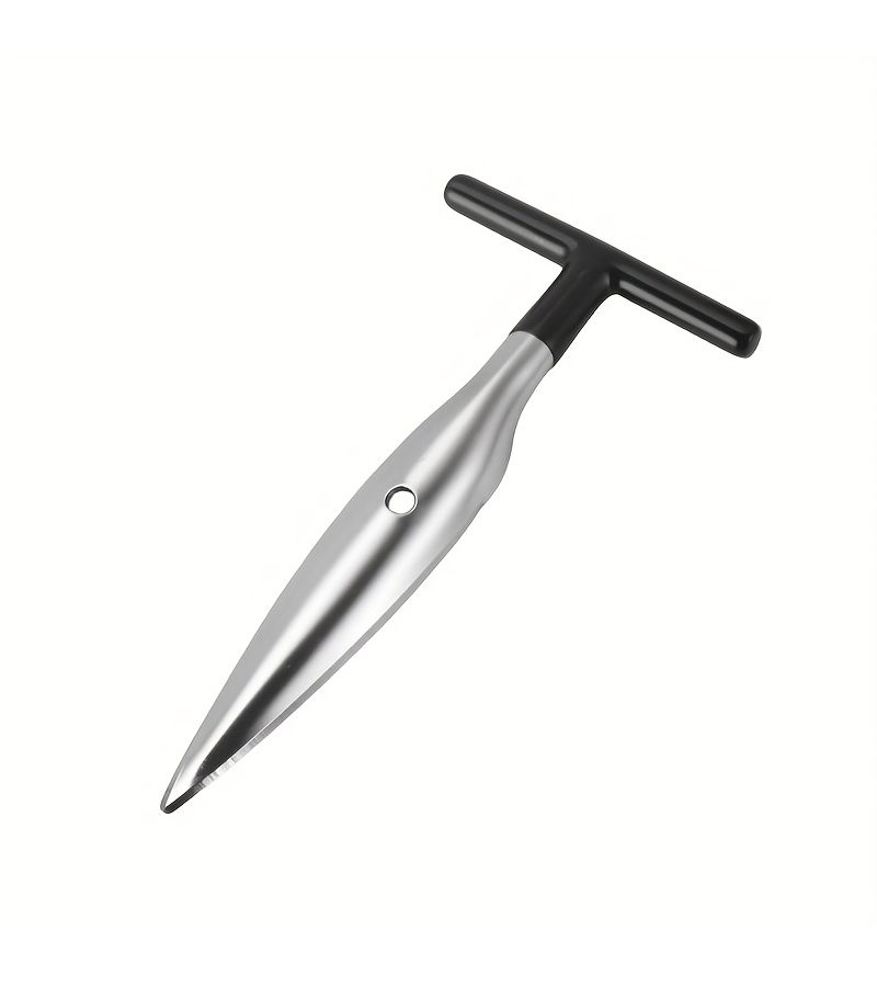Black Outdoor Camping Manual Coconut Opener Stainless Steel Fruit Vegetable Tool Meat Extractor Shell Opener - Image 1