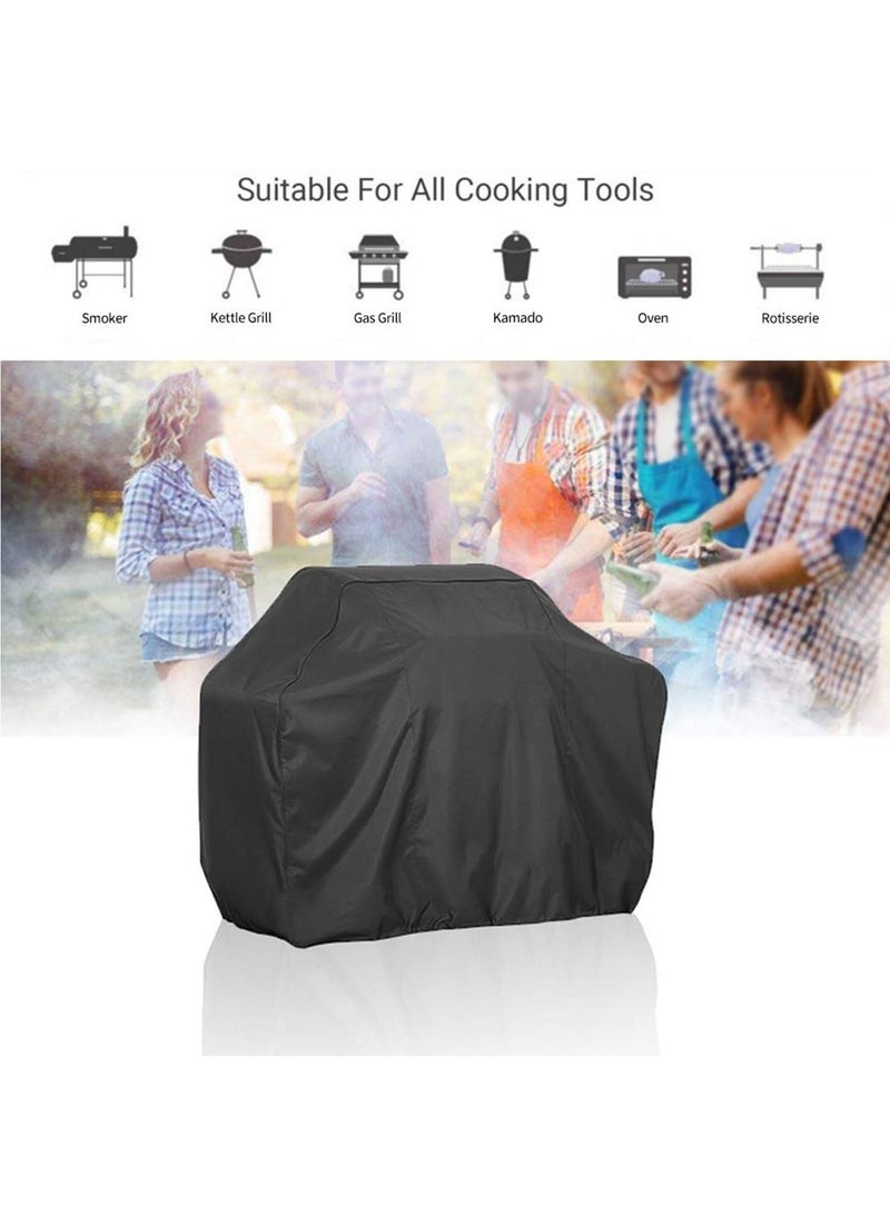 Waterproof BBQ Grill Barbeque Cover Outdoor Rain Grill Anti Dust Protector (145x61x117cm) - Image 4