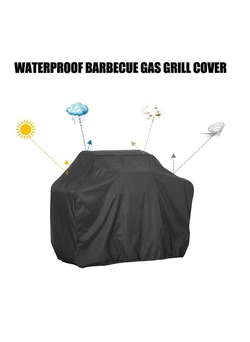 Waterproof BBQ Grill Barbeque Cover Outdoor Rain Grill Anti Dust Protector (145x61x117cm) - Image 2
