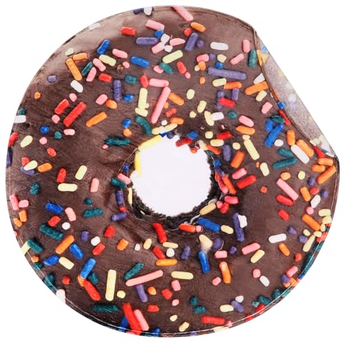 SeaRoomy Donuts Blanket, Wrap Throw Food Blanket, Novelty Funny Flannel Round Blankets Funny Gifts for Teens Boys and Girls - Image 1