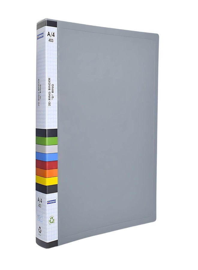 LC Staprico 2D Ring Binder File with Pocket | 180 PagWorking Professionals, Home | Fits A/4 & Letter-Size Papers (2) - Image 2