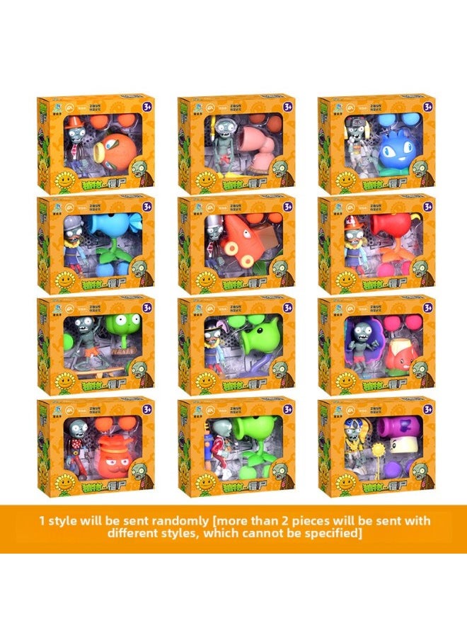 null - Authentic Plant Zombies Toy Set For Boys Kids Ages 3-4 Shootable Zombie Set Pea Shooter Complete Plastic Figurines-Color:686-138S: 1 Random Model (cannot Be Specified) - Image 1