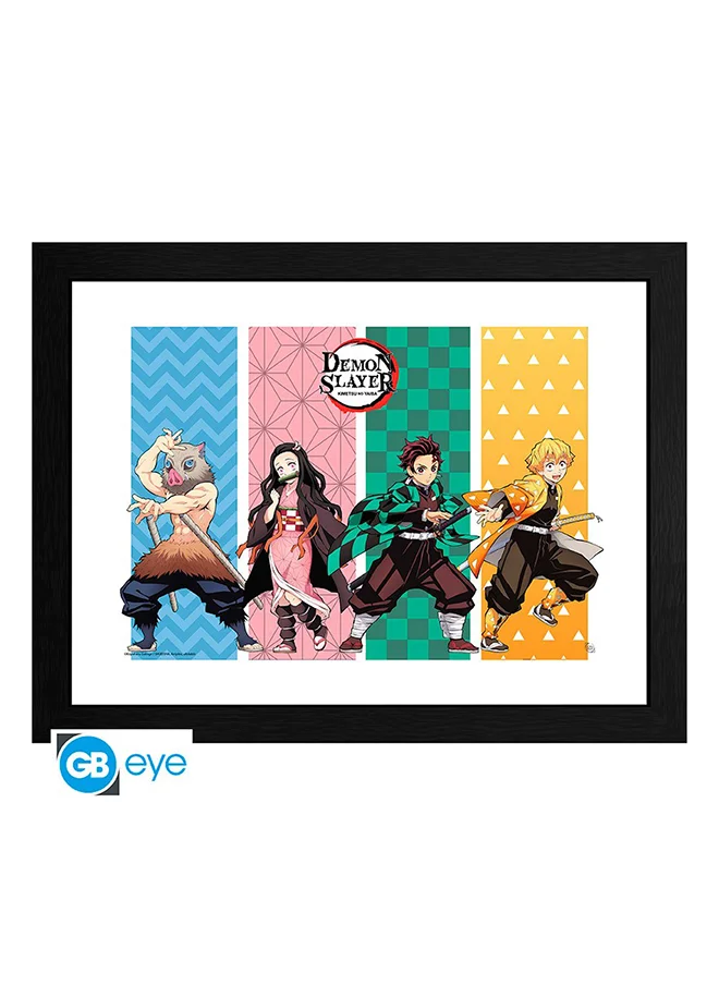 أبيستايل ABYstyle DEMON SLAYER - Framed print "Group" (30x40)