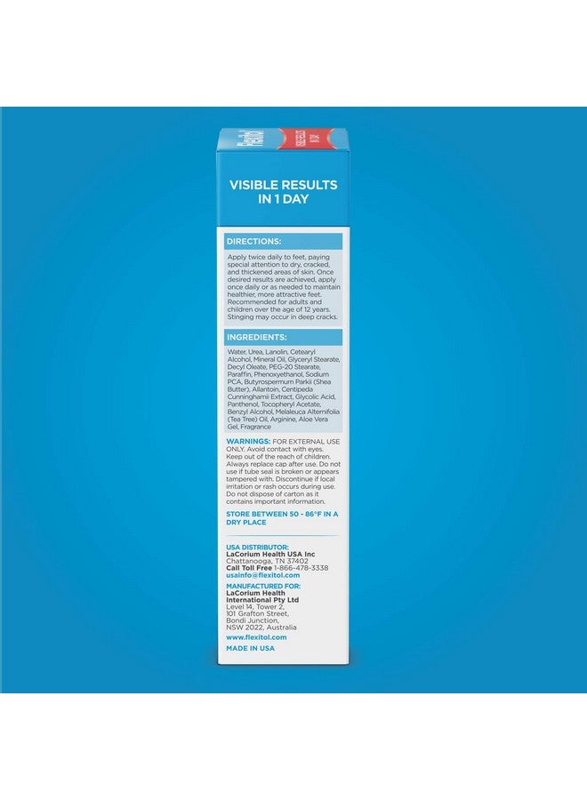 Flexitol Heel Balm, Rich Moisturizing & Exfoliating Foot Cream, 4 Oz Tube (Pack of 2) - Image 2