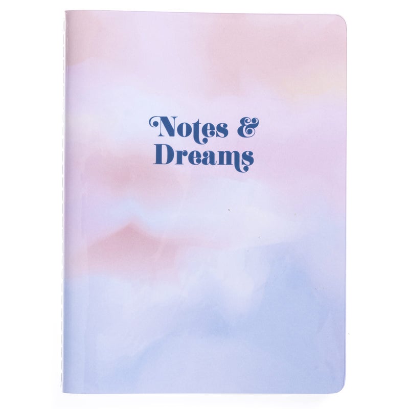 Graphique Weekly Vinyl Journal - Dreams Design - 6" x 8", 120 Lined Pages - Features Year in Review Page - Image 1