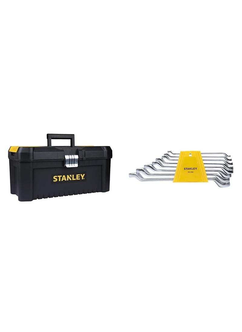 Stanley STANLEY STST175518 16 Organised HeavyDuty Portable Essential Toolbox with Top Lid and Removable  - Image 1