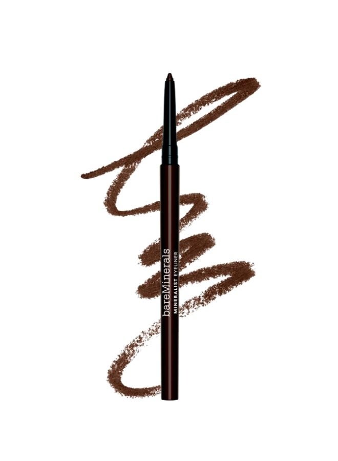 bareMinerals Mineralist Lasting Eyeliner – Topaz| Long-Wear Waterproof Creamy Retractable Pencil Eyeliner with Avocado Oil & Aloe Vera – 0.35 g - Image 1