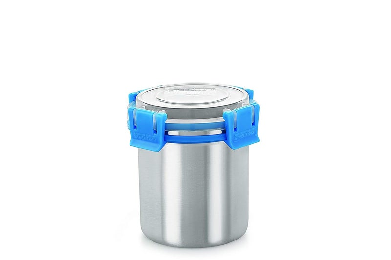 Steellock Airtight Leak Proof Stainless Steel Container 450 ml Each Set of 2 Blue - Image 2