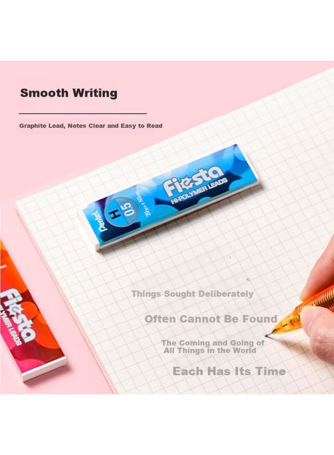 Pentel 0.5Mm Automatic Pencil Lead, Break-Resistant Lead Refills For Students Exam Use, C235 2B/2 Tubes (40 Pieces Total) - Image 3