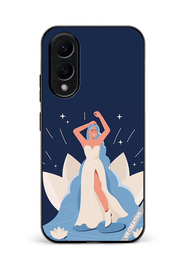 VR CREATIVE Protective Case Cover For Samsung Galaxy S25 Edge Beauty Fantasy Woman Design Multicolour