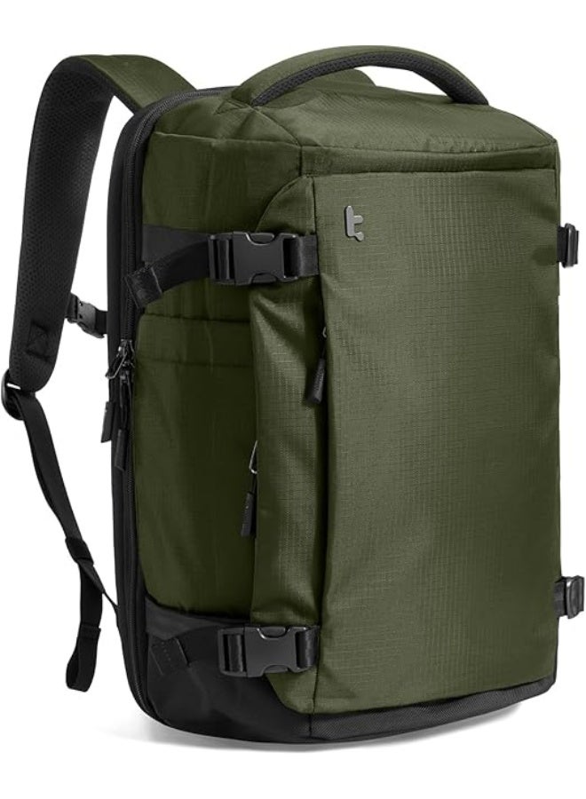 Tomtoc Navigator-T66 Liteway 28L Travel Backpack – TSA-Friendly Carry-On Laptop Backpack Fits 16 Inch, Clamshell Business Weekender Bag with YKK Zippers, Lightweight Water-Resistant Rucksack - Image 1