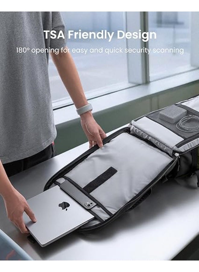 Tomtoc Navigator-T66 Liteway 28L Travel Backpack – TSA-Friendly Carry-On Laptop Backpack Fits 16 Inch, Clamshell Business Weekender Bag with YKK Zippers, Lightweight Water-Resistant Rucksack - Image 5