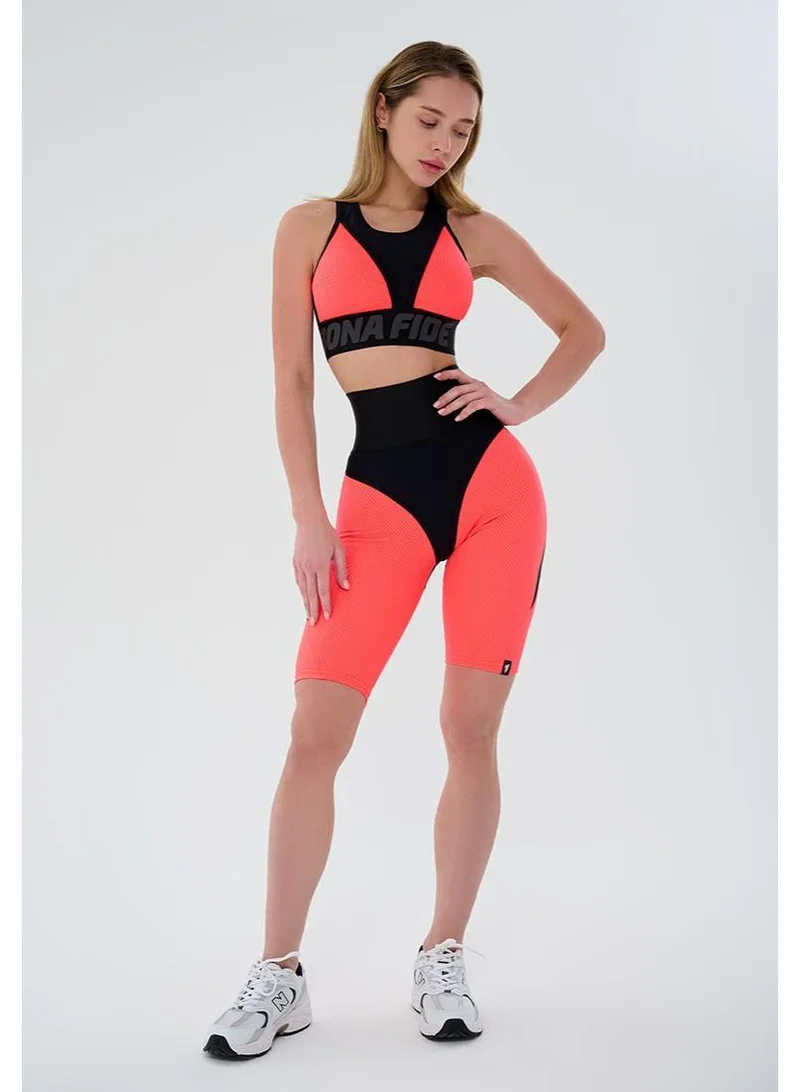 Bona Fide Top for Top Neon Orange High Support Sports Bra for Women for Women | Best Price UAE