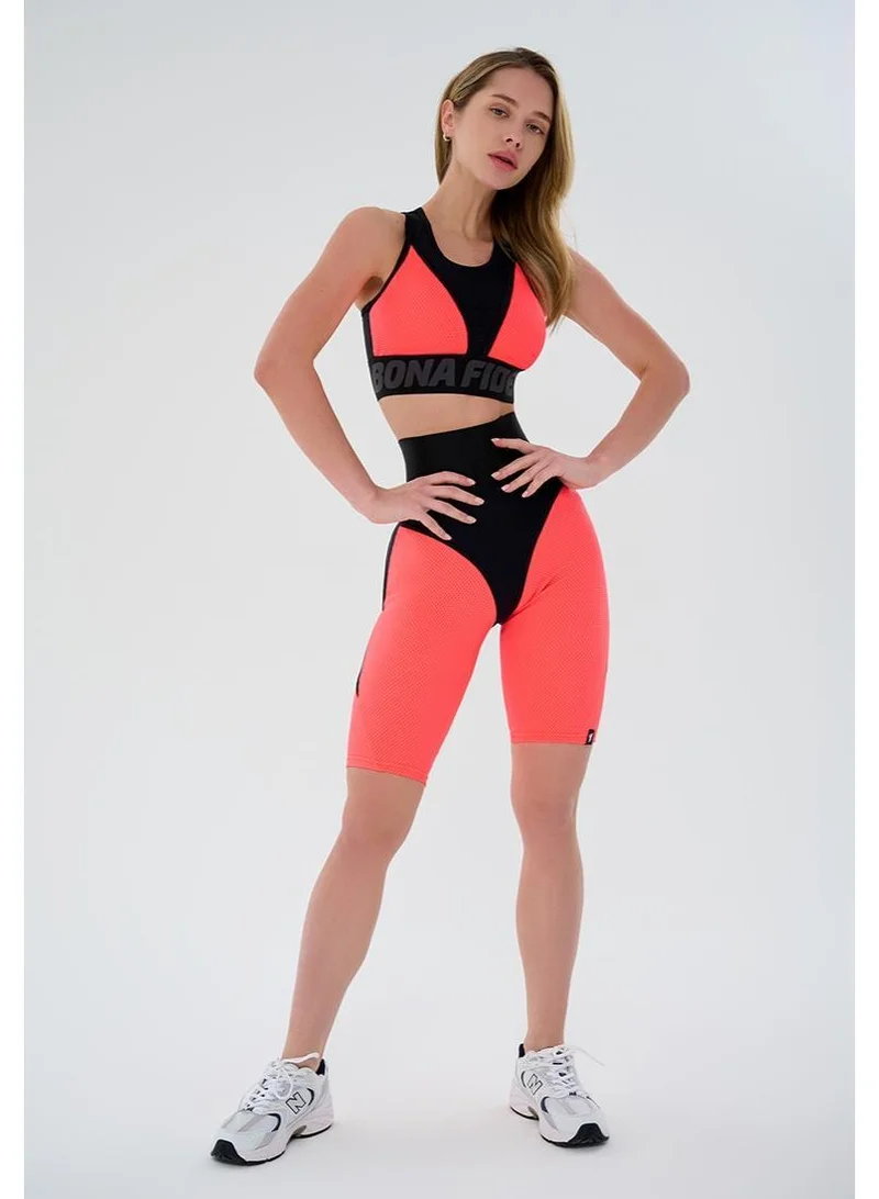 Bona Fide Top for Top Neon Orange High Support Sports Bra for Women for Women | Best Price UAE