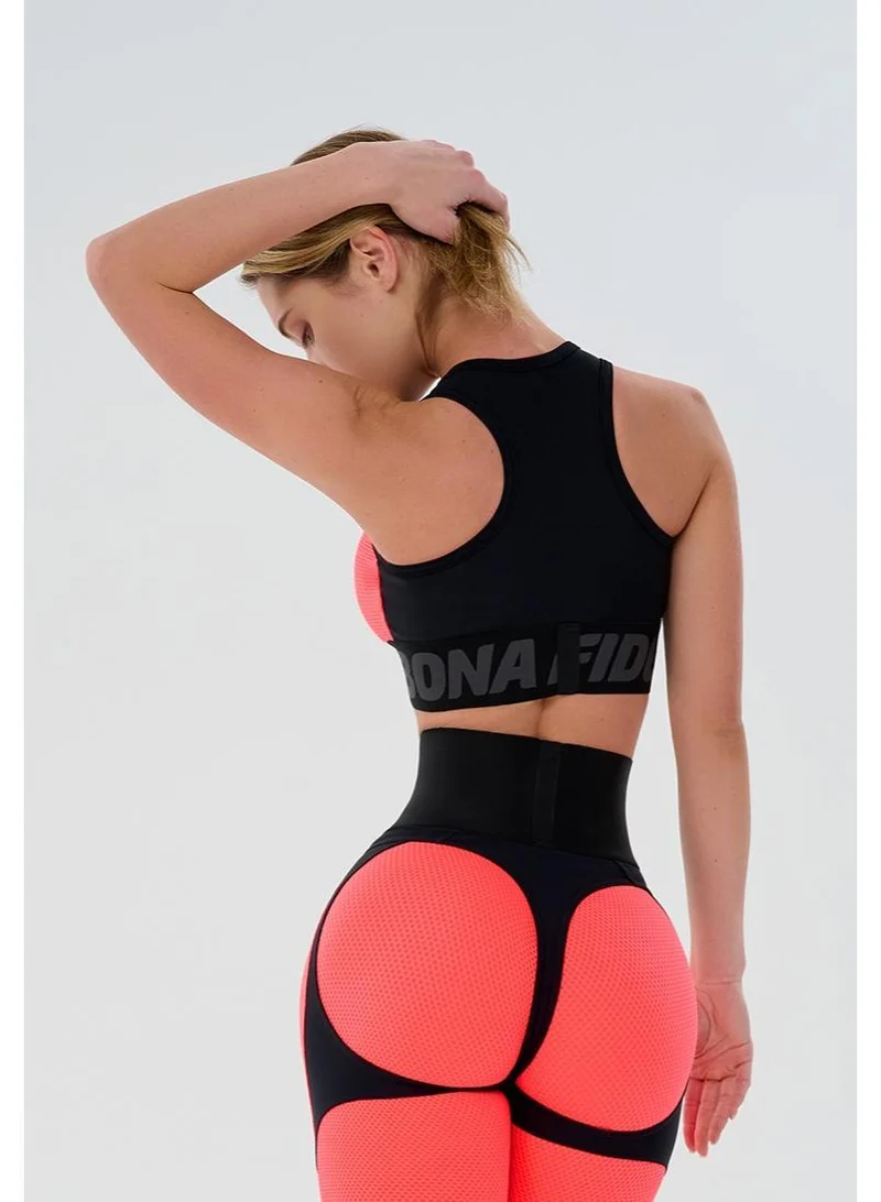 Bona Fide Top for Top Neon Orange High Support Sports Bra for Women for Women | Best Price UAE