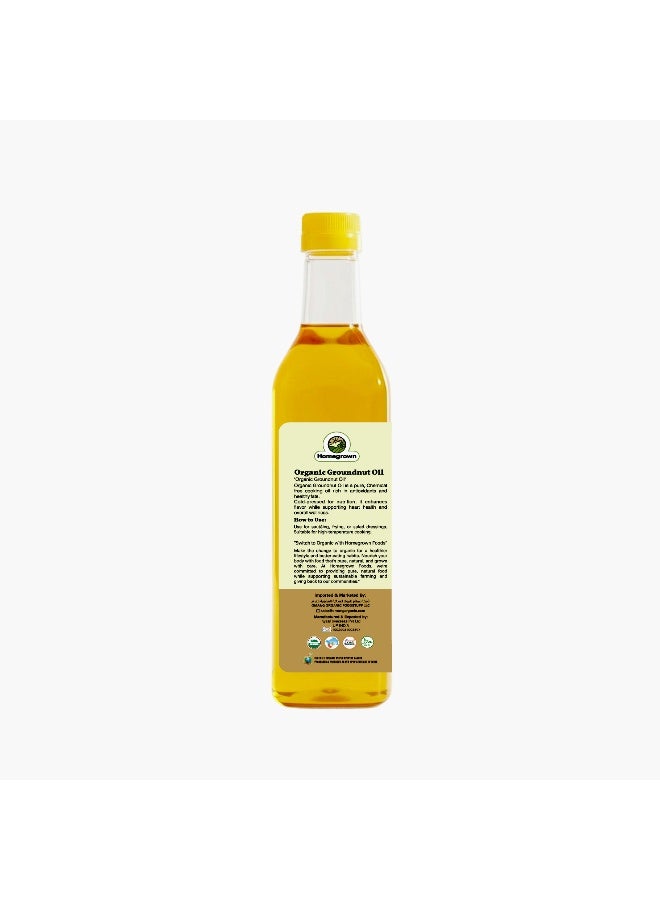 Homegrown HG Organic Groundnut Oil ( Pack of 2 ) - Image 2