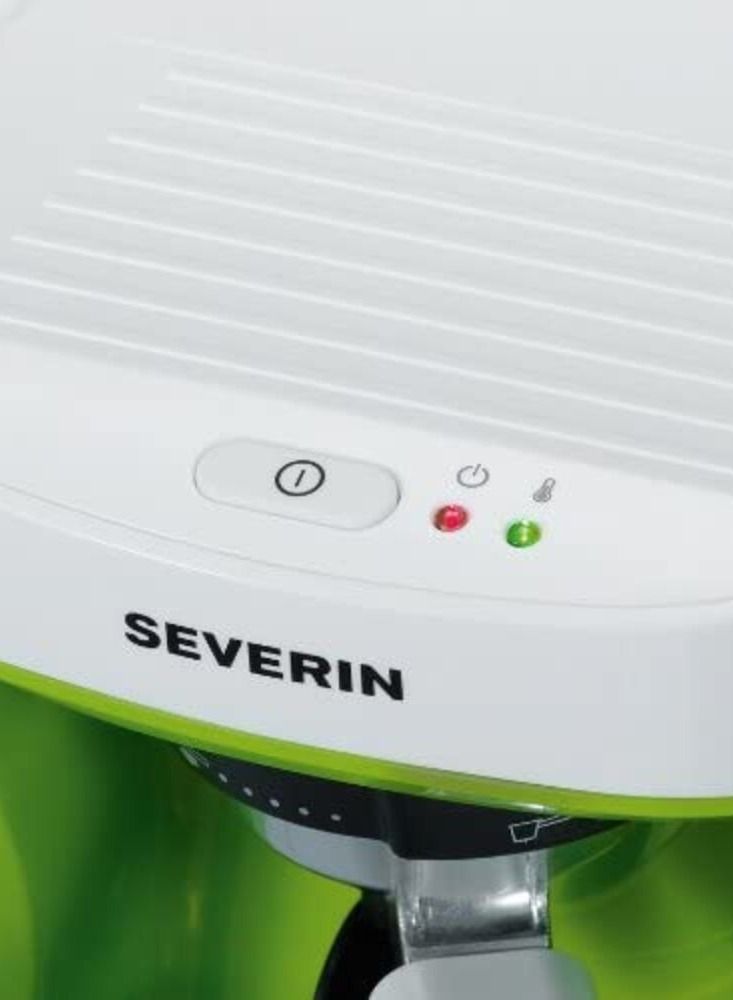Severin 15 Bar espresso coffee maker 1250w ka 5992 green/white - Image 3