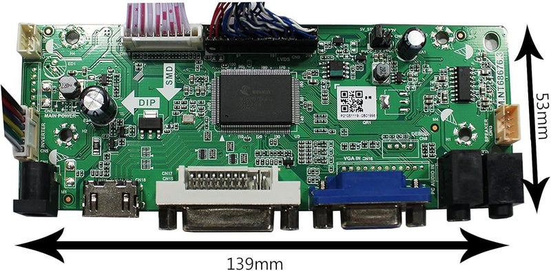 VSDISPLAY DVI VGA Audio LCD Controller Board Fit for 17 inch 4:3 1280X960 DV170YGZ-N10 DV170YGM-N10 - Image 3