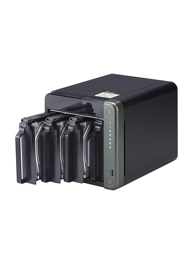 QNAP TS-453D-4G 4 Bay NAS for Professionals with Intel Celeron J4125 CPU and Two 2.5GbE Ports  - Image 3