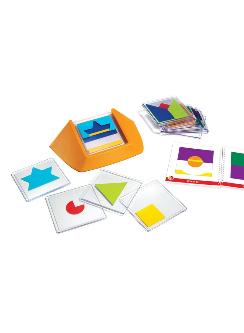 Smart Games Colour Code Puzzle Toy, Brain Teasers Game for Kids, 3D Tangram Logic Puzzle, 100 Challenges, Educational Board Game, Develop Spatial Reasoning & Thinking Skills, STEM Toy for Ages 5+ - Image 1