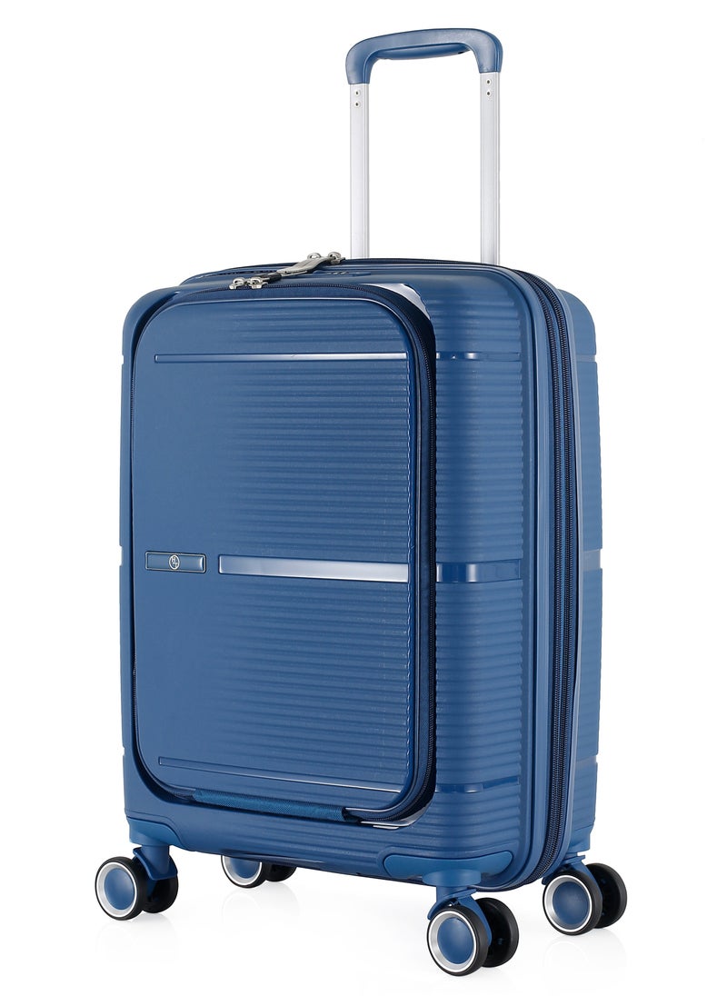 H.T H.T Luggage Bag, Hard Case Polypropylene (PP) Material, 8x360 Degree Rotation Spinner Wheels, Matching Color Suitcases, Expandable Trolley Bag, Telescopic Handle, TSA Lock, SKU 13627  - Image 1