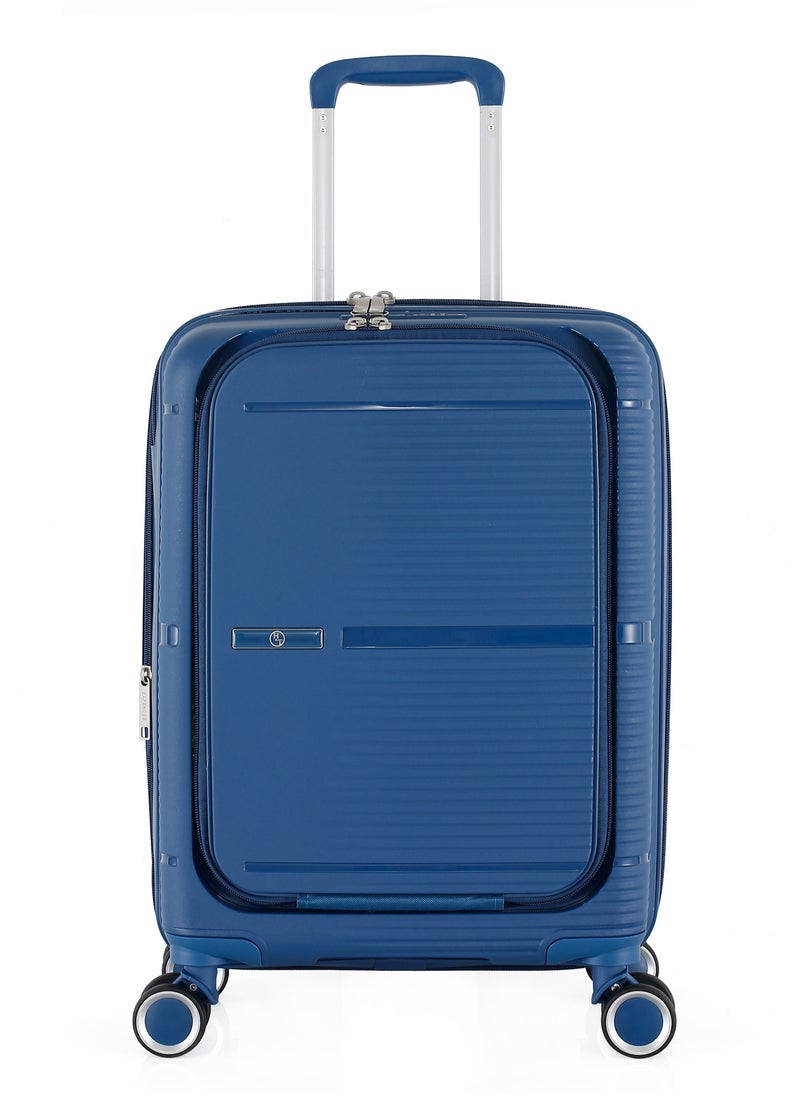 H.T H.T Luggage Bag, Hard Case Polypropylene (PP) Material, 8x360 Degree Rotation Spinner Wheels, Matching Color Suitcases, Expandable Trolley Bag, Telescopic Handle, TSA Lock, SKU 13627  - Image 3