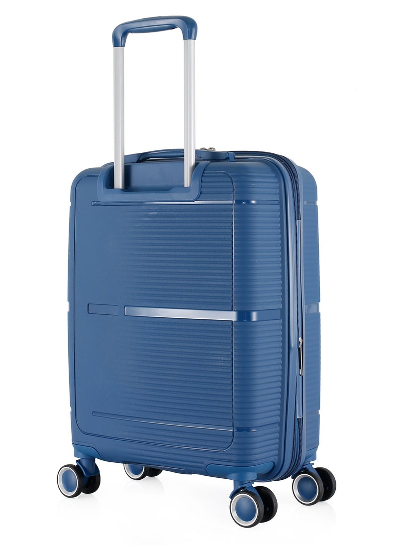 H.T H.T Luggage Bag, Hard Case Polypropylene (PP) Material, 8x360 Degree Rotation Spinner Wheels, Matching Color Suitcases, Expandable Trolley Bag, Telescopic Handle, TSA Lock, SKU 13627  - Image 5