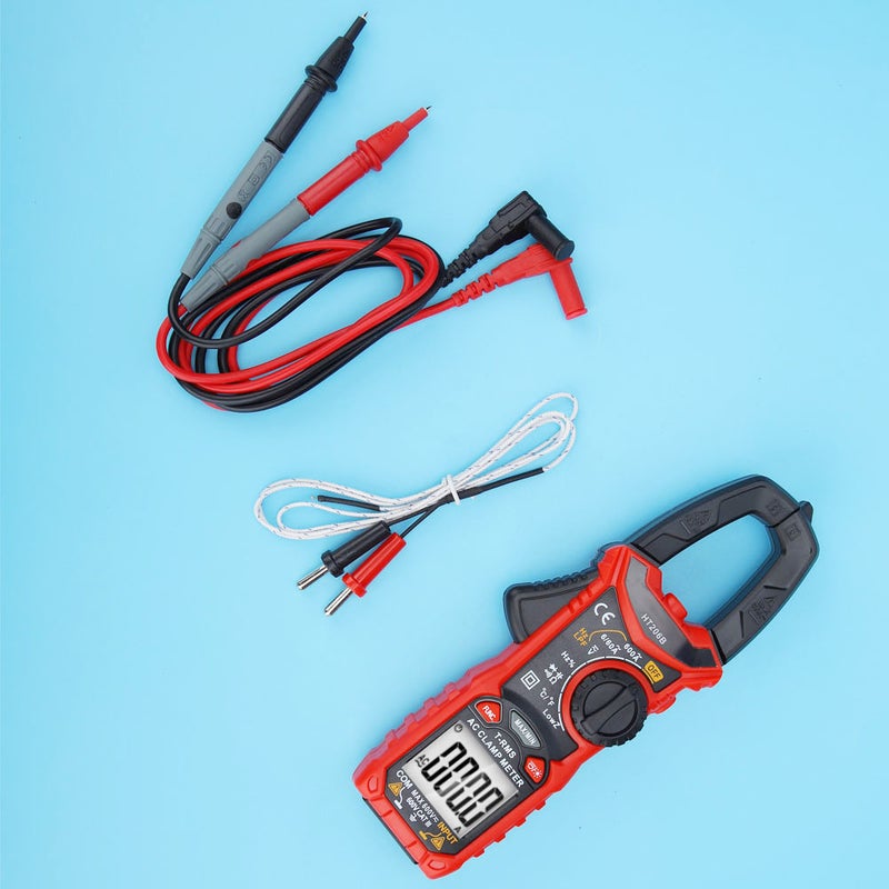 HT206 AC/DC Mini Digital Clamp Meter For Measuring Voltage AC Current Resistance (HT206B) - Image 3
