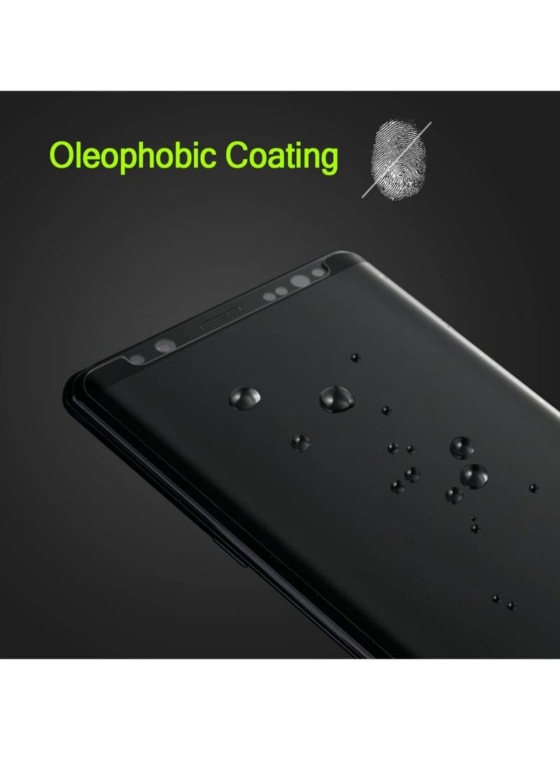 ELTRAZONE Privacy Screen protector compatible with Samsung Galaxy Note9 Screen Protector Tempered Glass [Anti-Glare][HD Full Coverage][Easy Installation][Scratch Resistant][9H Hardness] - Image 3