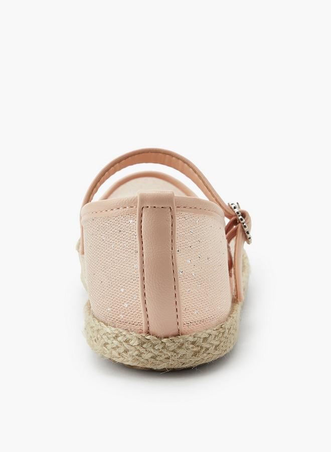 Peppermint Girls Hook & Loop Espadrille Mary Jane Shoes - Image 4