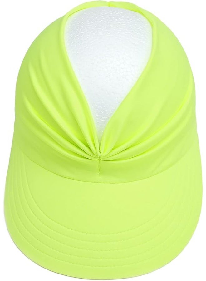 Womens Sun Visor Hat Wide Brim Summer UPF 50+ UV Protection Beach Sport Cap - Image 5