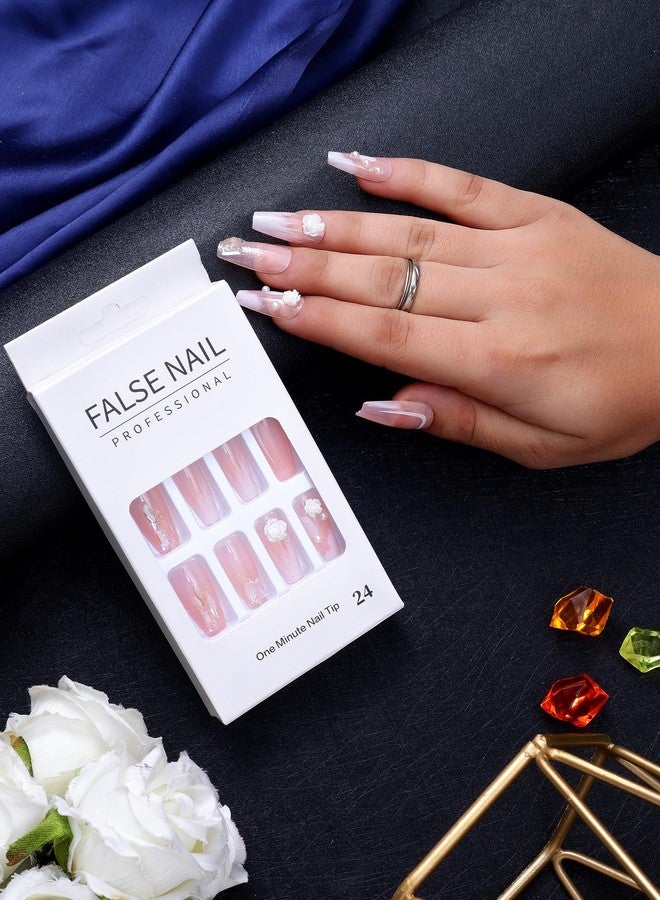 KILLFE Artifical Nails For Women | Reusable | Vibrant | Durable Acrylic Nails | Multicolor (NP-123) - Image 3