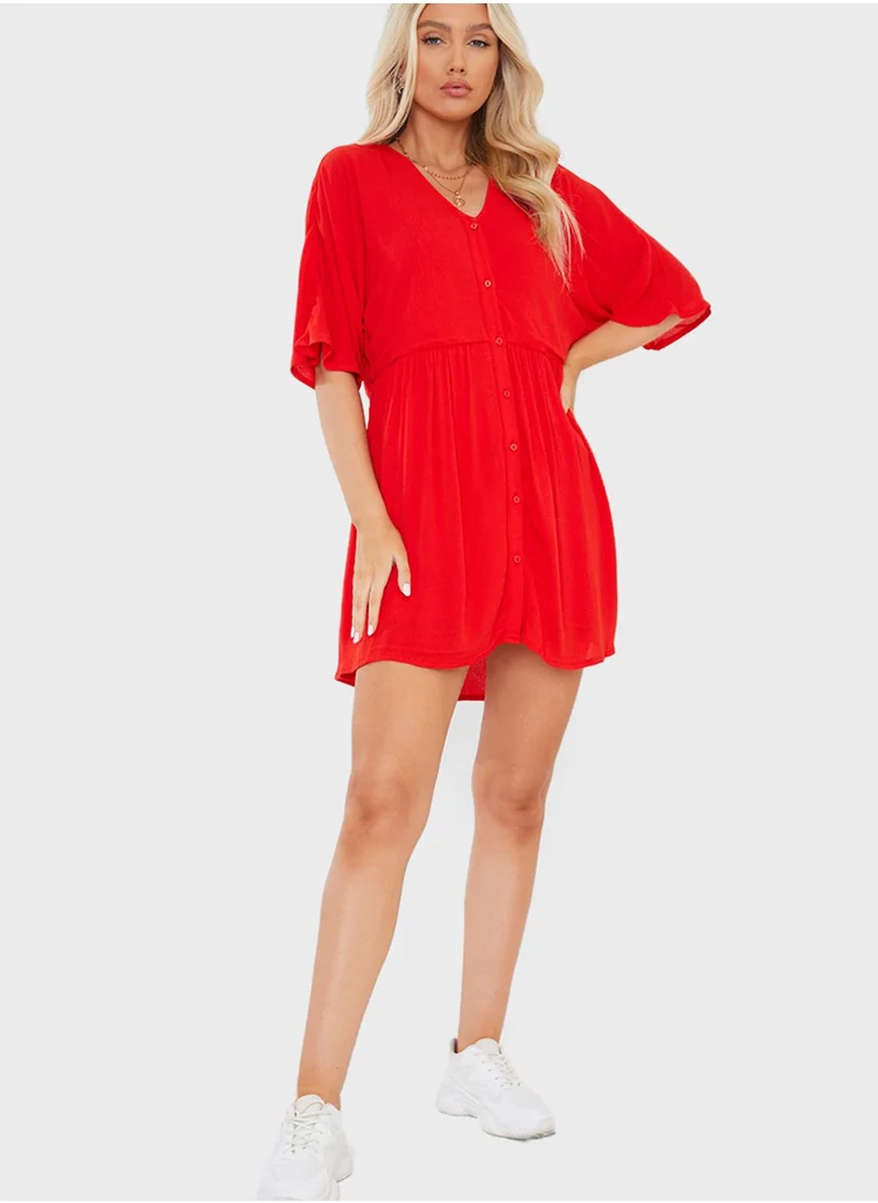 In the style Cheesecloth Trapeze Dress