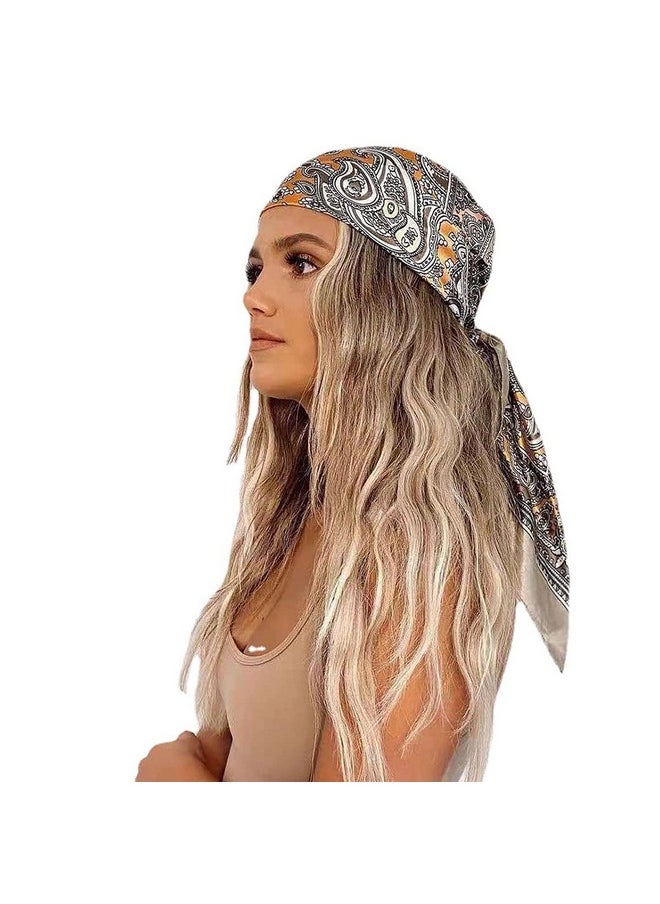 K-Elewon - 35" Large Women'S Satin Square Silk Feeling Hair Scarf Wrap Headscarf (949) - Image 1