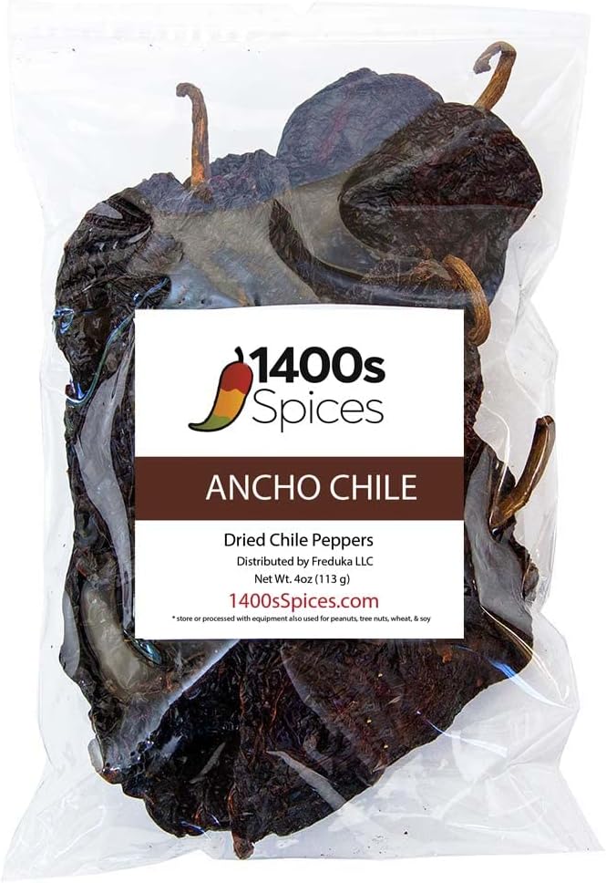 1400s_spices 1400S Spices Dried Chiles Peppers 4 Pack Bundle - Image 4
