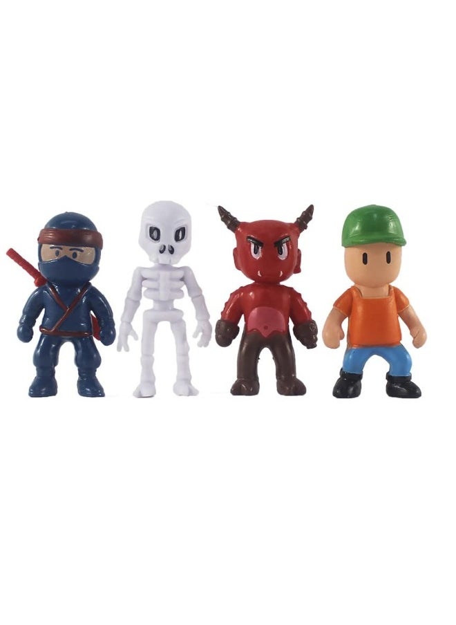 Generic - 24Pcs/Set Stumble Guys Figures, Anime Toyfigure Q Version Action Figure PVC Model Toys Cake Decorations Gift for Kids - Image 1