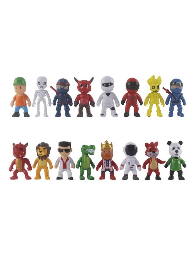 Generic - 24Pcs/Set Stumble Guys Figures, Anime Toyfigure Q Version Action Figure PVC Model Toys Cake Decorations Gift for Kids - Image 1