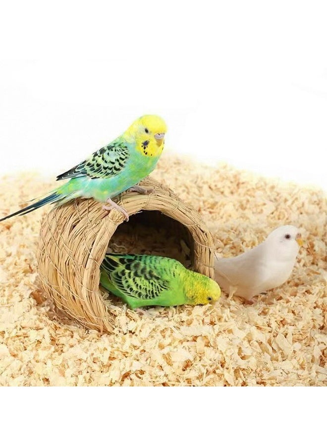 500g Wood Shavings for Bird Bedding - Natural Aspen Soft Low-Dust & Odor-Control Nesting Material for Parakeets Parrots Rabbits Cockatiel for Cages, Nest Boxes, Small Pet Litter - Image 2