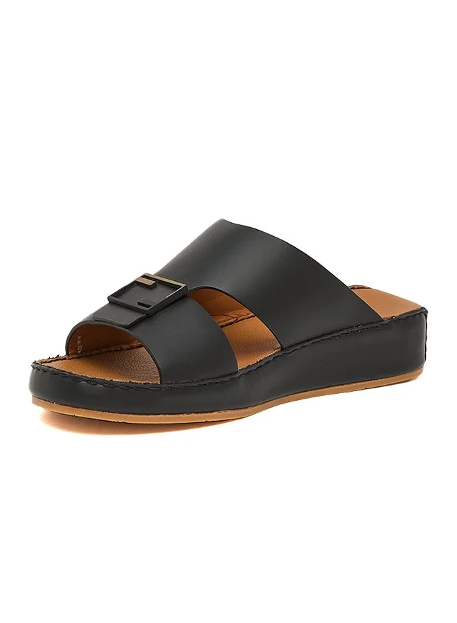 ستيف مادن Sarb03 Black Men'S Arabic Comfort Sandals