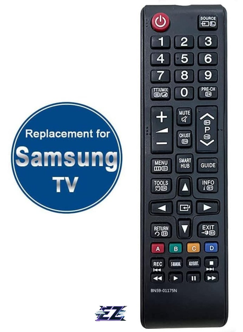 ELTRAZONE New Replacement Remote Control for Samsung TV BN59-01175N for All Samsung Smart TVs - No Setup Required, IR Samsung Remote Control with battery - Image 2