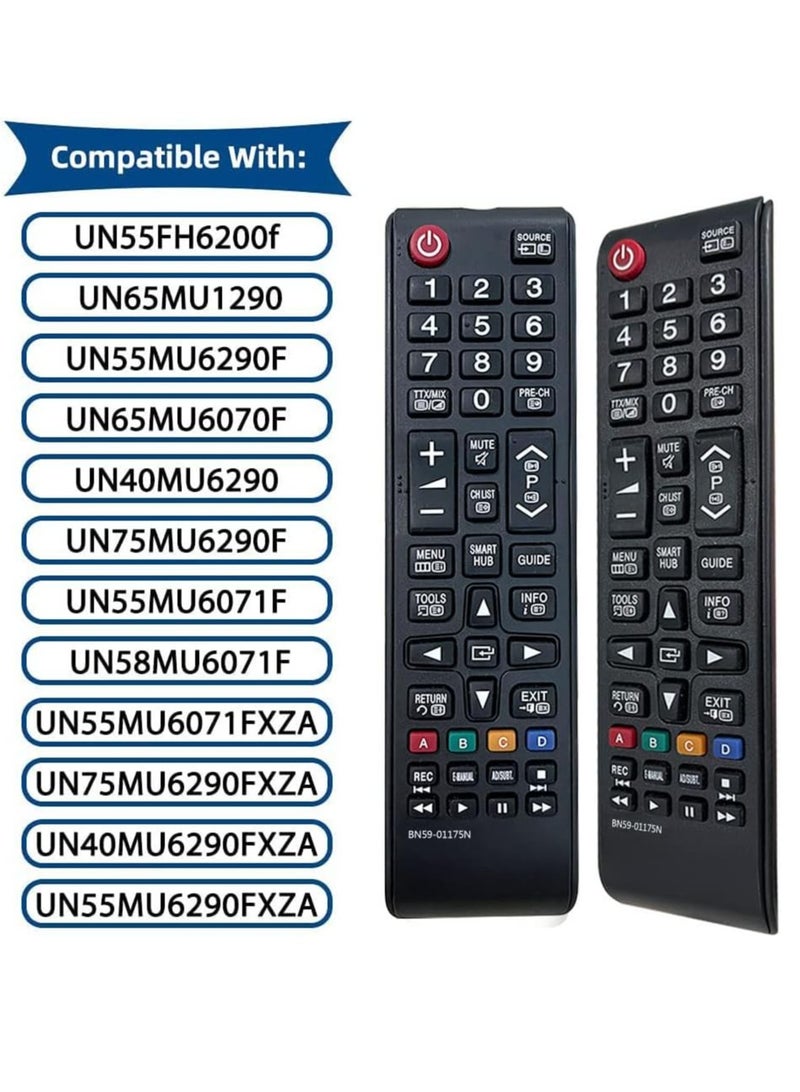 ELTRAZONE New Replacement Remote Control for Samsung TV BN59-01175N for All Samsung Smart TVs - No Setup Required, IR Samsung Remote Control with battery - Image 3