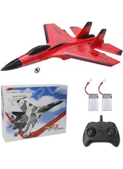 fX Rc Jet Foam 2 Channel 2.4GHz Remote Control Fighter Airplane Ready to Fly Plane, with Led Light, RC Aircraft for Beginners, Adults & Kids, for Boys 14+, high Speed rc Airplane, Hobby rc Jet Planes  - Image 1