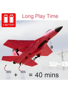 fX Rc Jet Foam 2 Channel 2.4GHz Remote Control Fighter Airplane Ready to Fly Plane, with Led Light, RC Aircraft for Beginners, Adults & Kids, for Boys 14+, high Speed rc Airplane, Hobby rc Jet Planes  - Image 2
